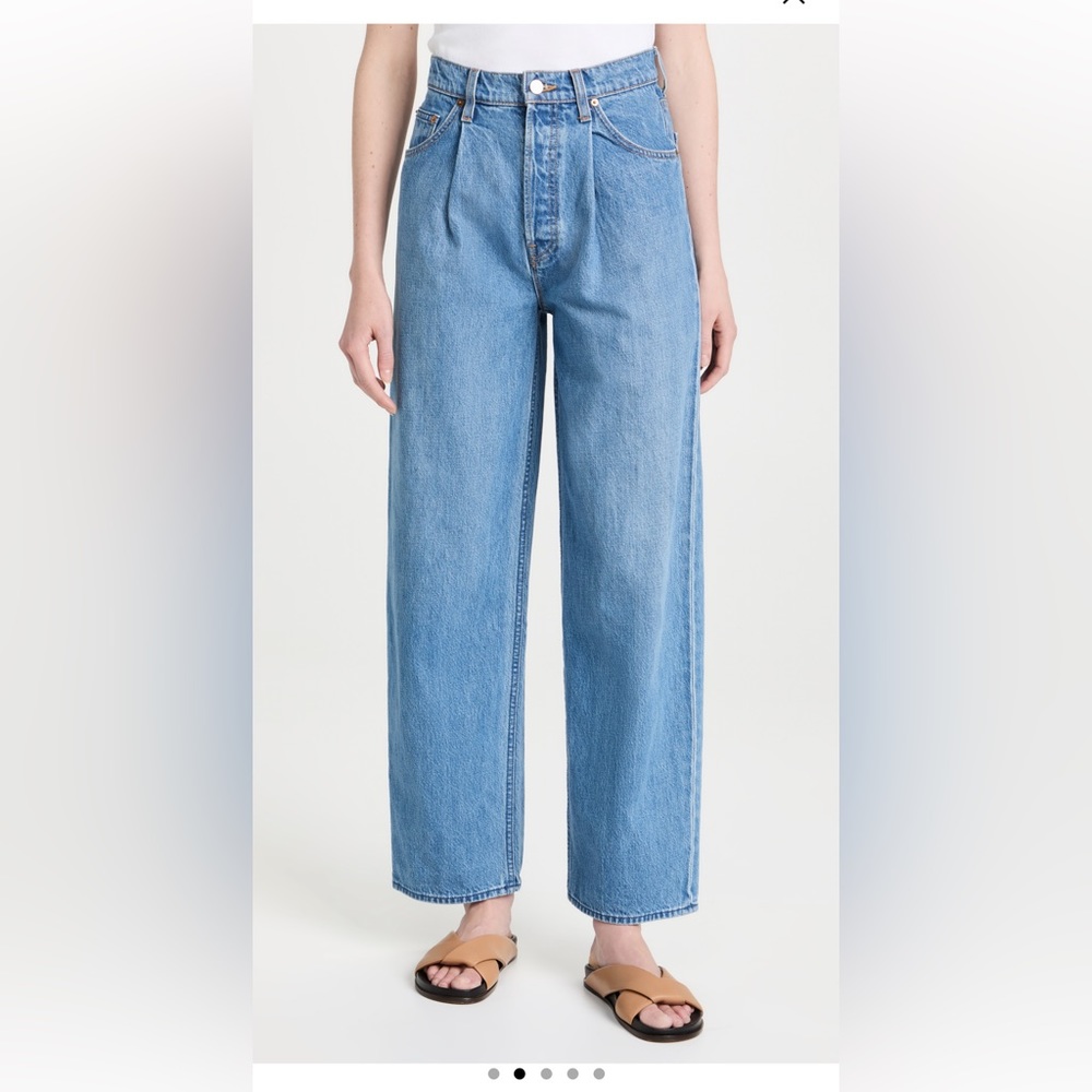 MOTHER Snacks! The Pleated Fun Dip Puddle Jeans - sz 27